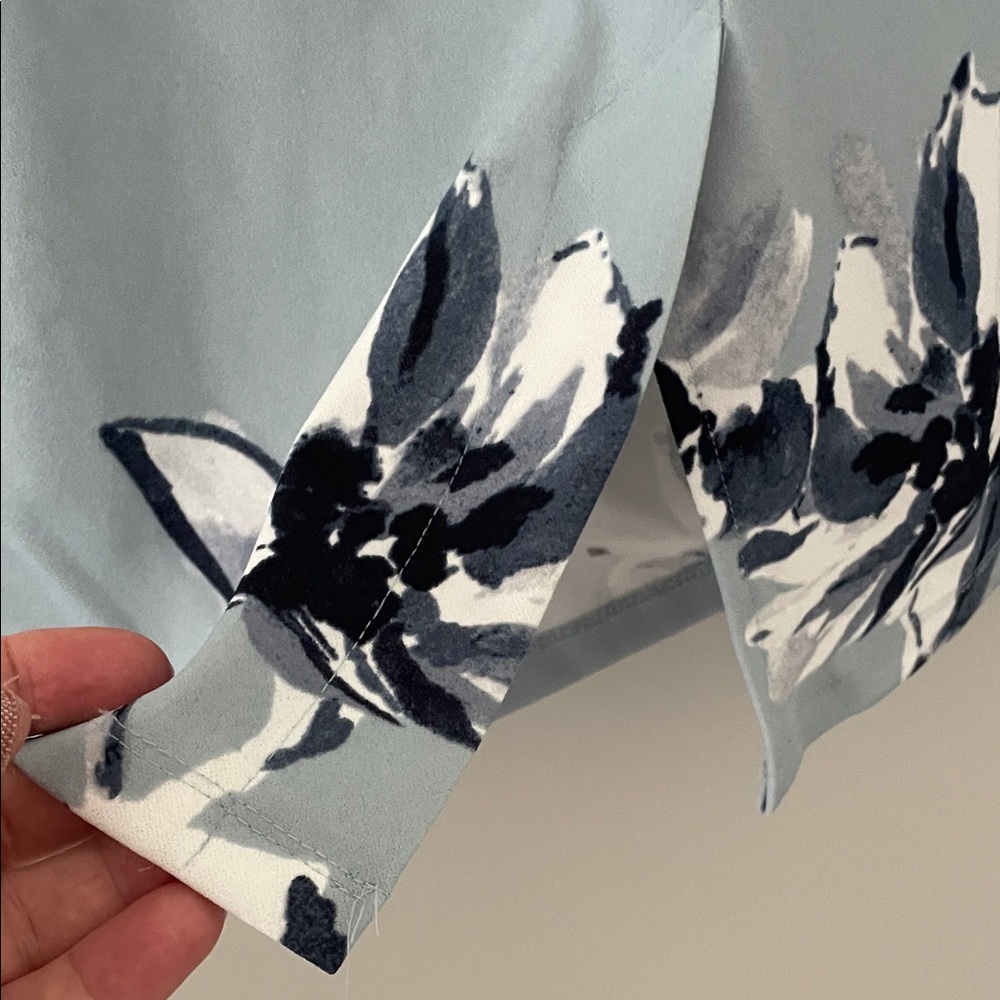 Enfocus Studio Floral Midi Dress‎ - Blue and White - Picture 7 of 13